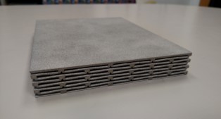 Titanium meta-material pad